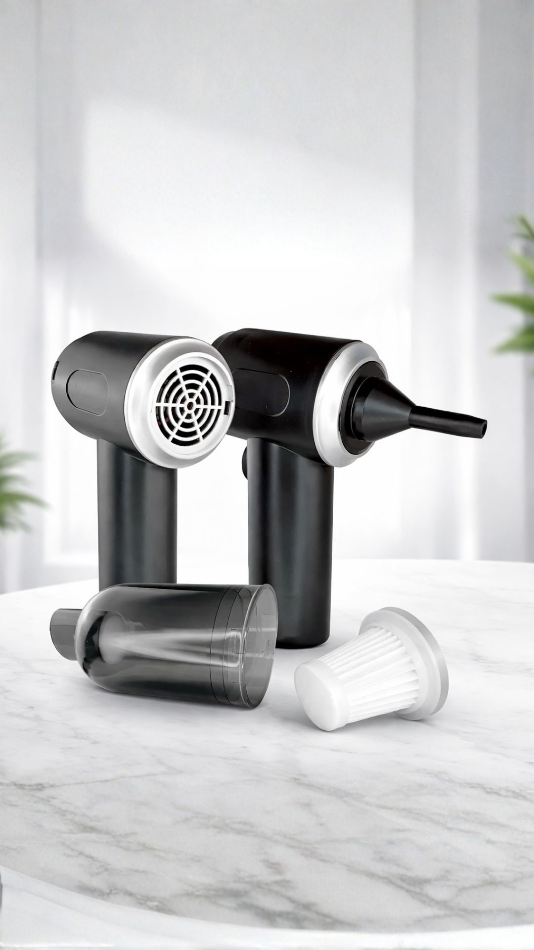 Aspirador Portatil Sem Fio Automotivo Recarregavel Premium 3 em 1 3