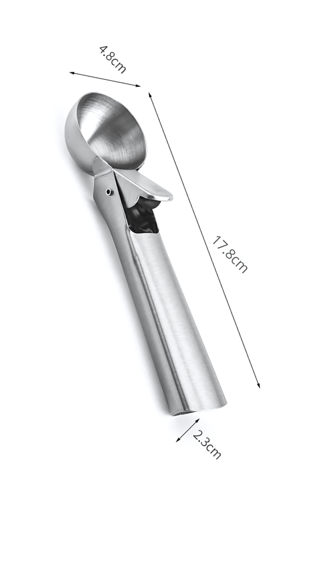 Colher De Sorvete Com Ejetor Inox 4