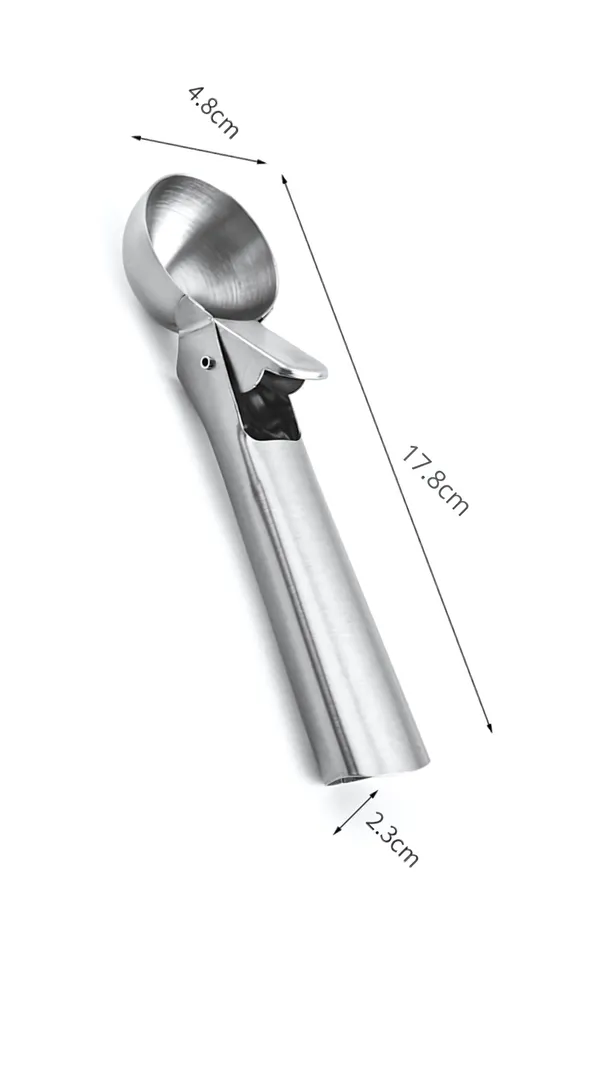 Colher De Sorvete Com Ejetor Inox 7