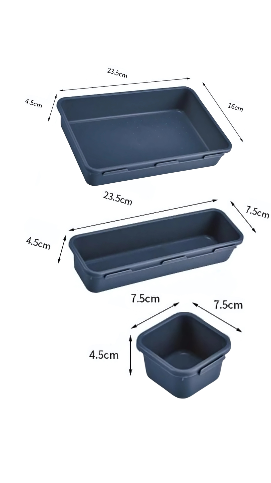 Conjunto Organizador Modular De Gavetas 2