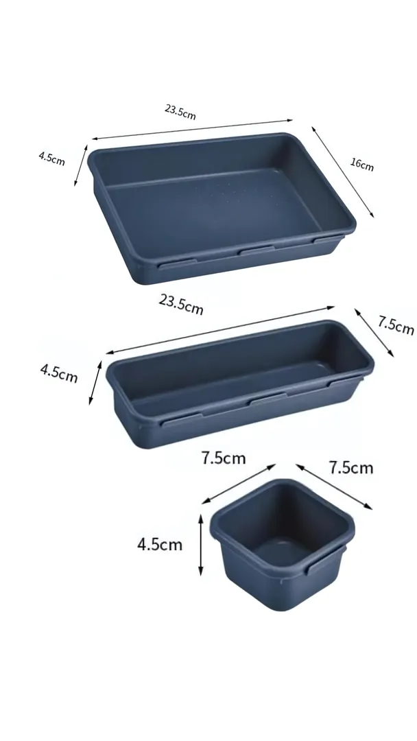 Conjunto Organizador Modular De Gavetas 3