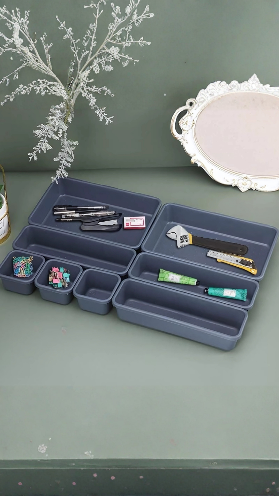 Conjunto Organizador Modular De Gavetas 1