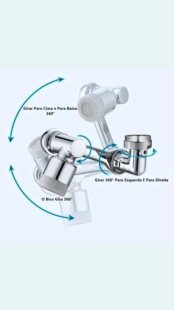 Adaptador Extensor Torneira Rotativa Universal 10
