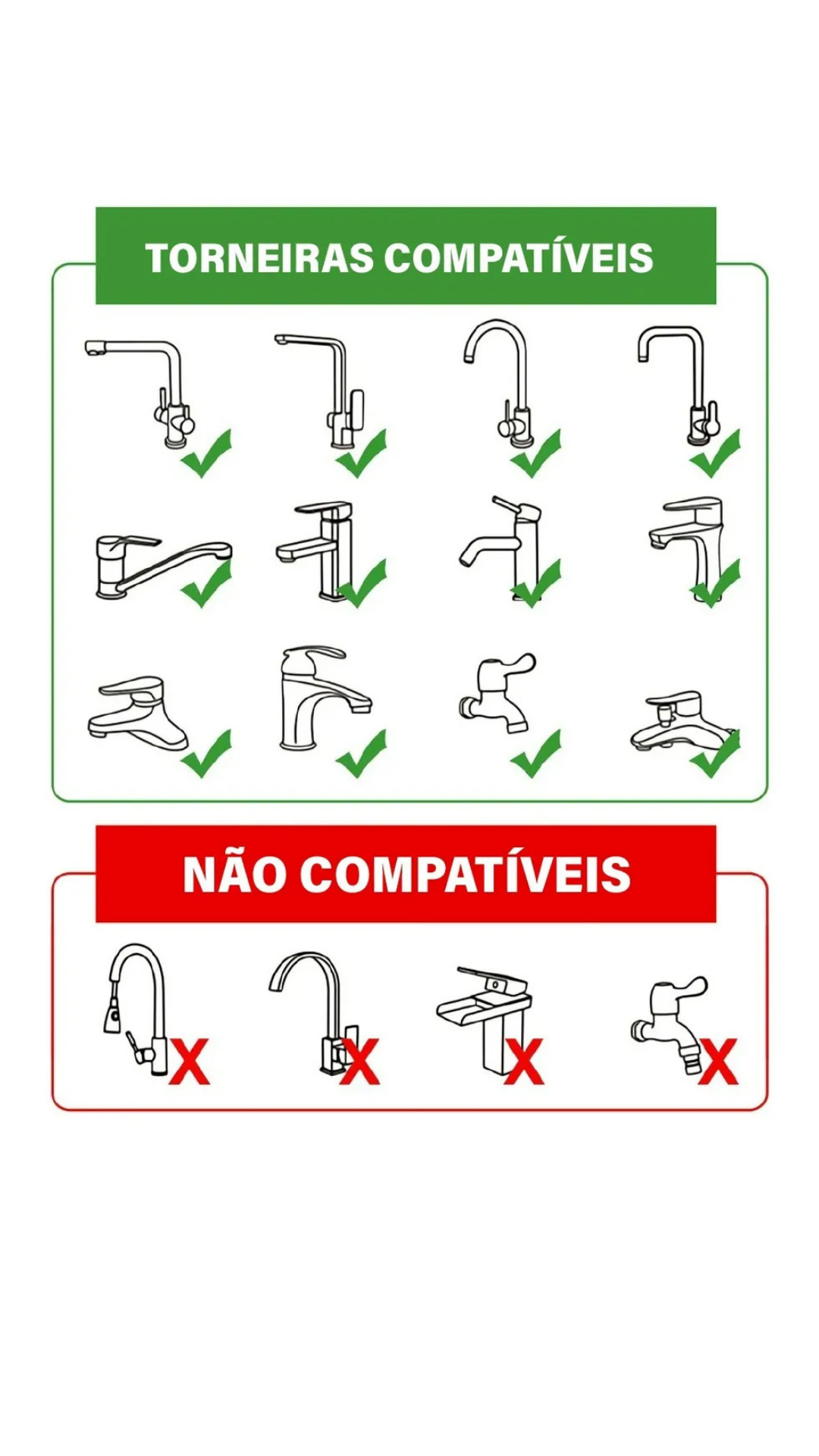 Adaptador Extensor Torneira Rotativa Universal 9