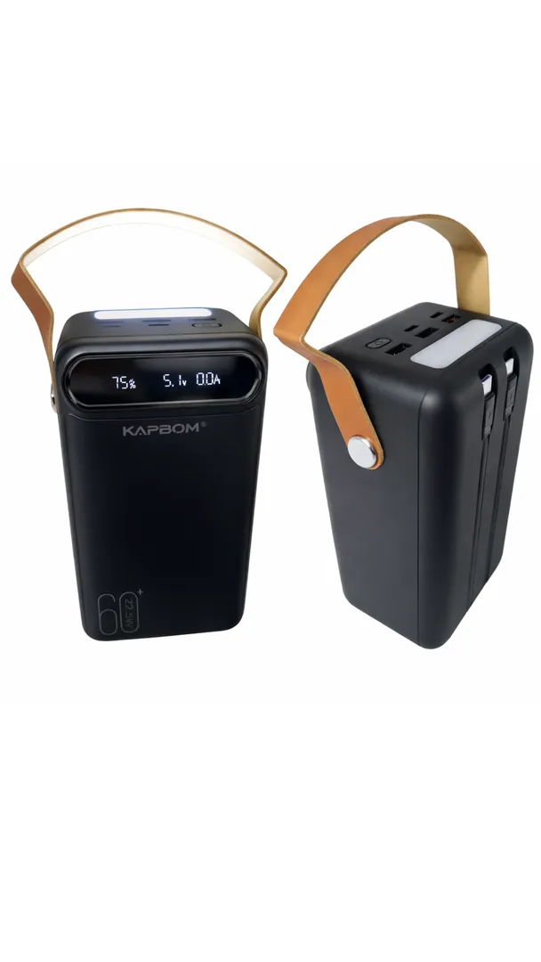 Power Bank Carregador Portátil 60000mAh LED 7