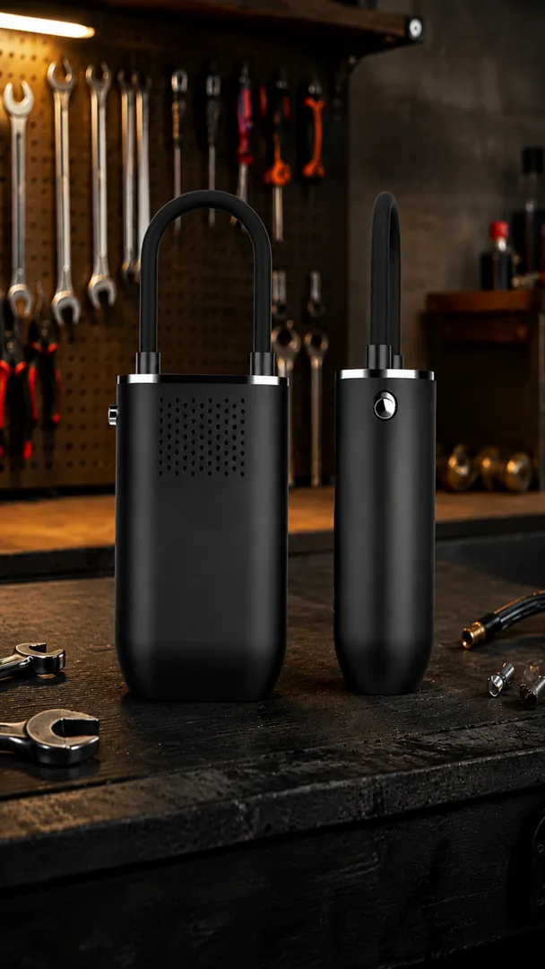 Calibrador Compressor Digital Portátil Sem Fio para Carro, Moto e Bicicleta 9