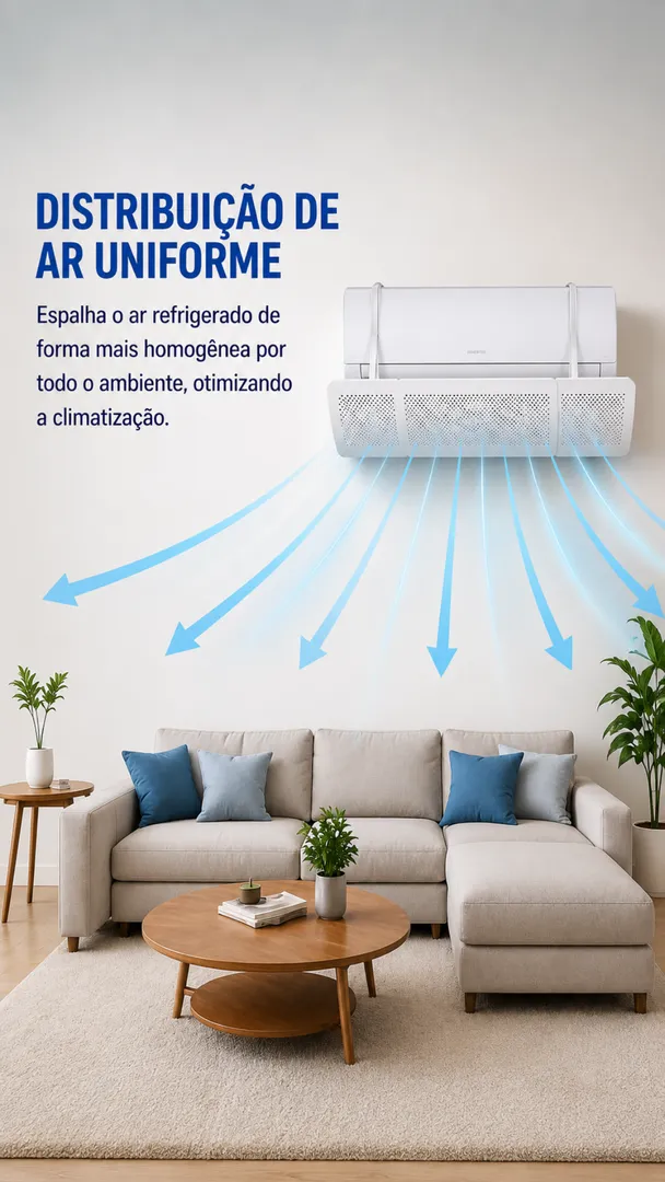 Defletor de Ar Condicionado Split Ajustável até 96 cm 6