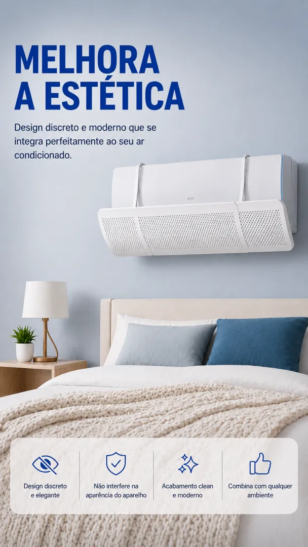 Defletor de Ar Condicionado Split Ajustável até 96 cm 8