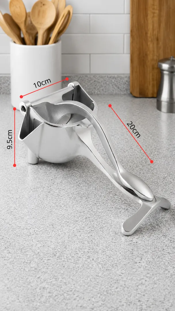 Espremedor de Frutas Manual Profissional em Aço Inox 6