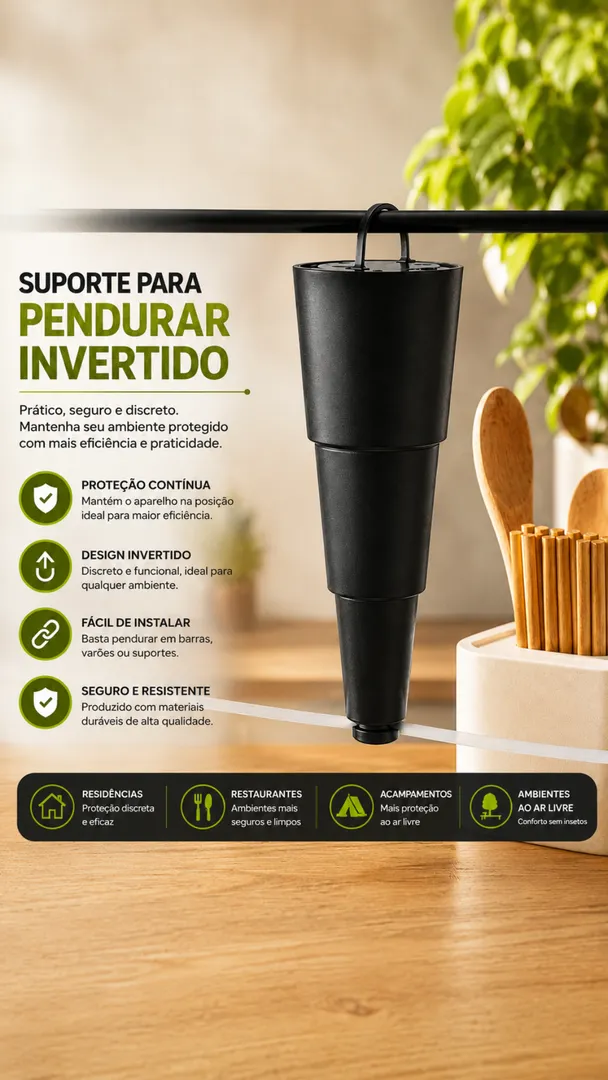 Ventilador Espanta Moscas Portátil para Mesa e Cozinha 5