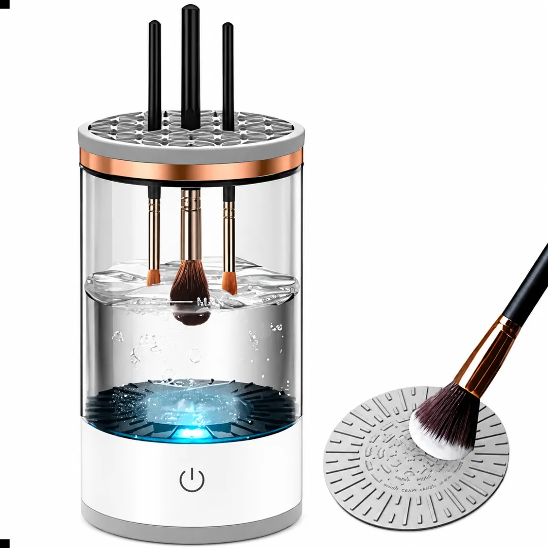 Limpador de Pincéis de Maquiagem Elétrico USB Brush Cleaner 2